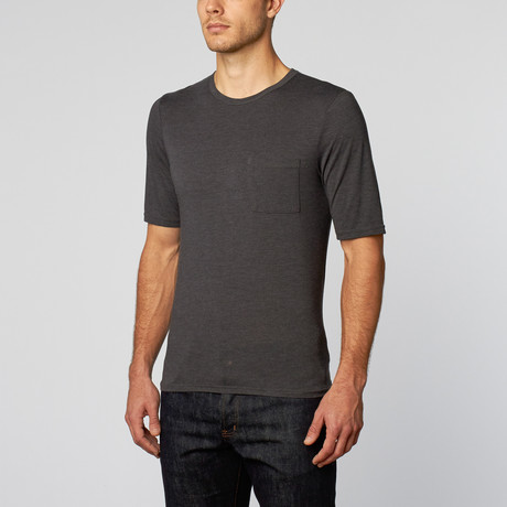 Michael Stars // Short-Sleeve Bamboo Crewneck // Oxide (L)