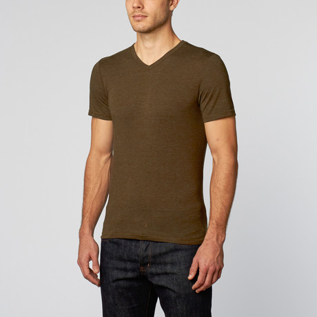 Bamboo V-Neck // Camouflage (M)