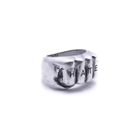 Iron Hate Ring (Size 7)