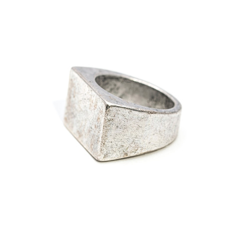 Iron Plain Ring // Size 10