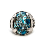 Legionary Ring // Blue Stone (Size 7)