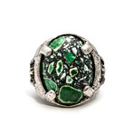 Legionary Ring // Green Stone (Size 7)