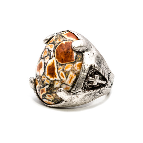 Legionary Ring // Orange Stone (Size 7)