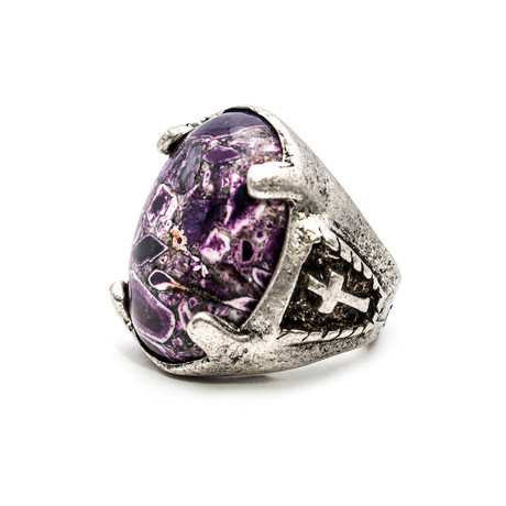 Legionary Ring // Violet Stone (Size 7)