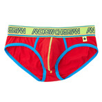 Show-It Tagless Brief // Red (L)