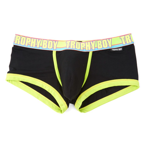 Trophy Boy Athletic Boxer // Black (XS)