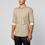 Vespa Print Sport Shirt // Beige (2XL)