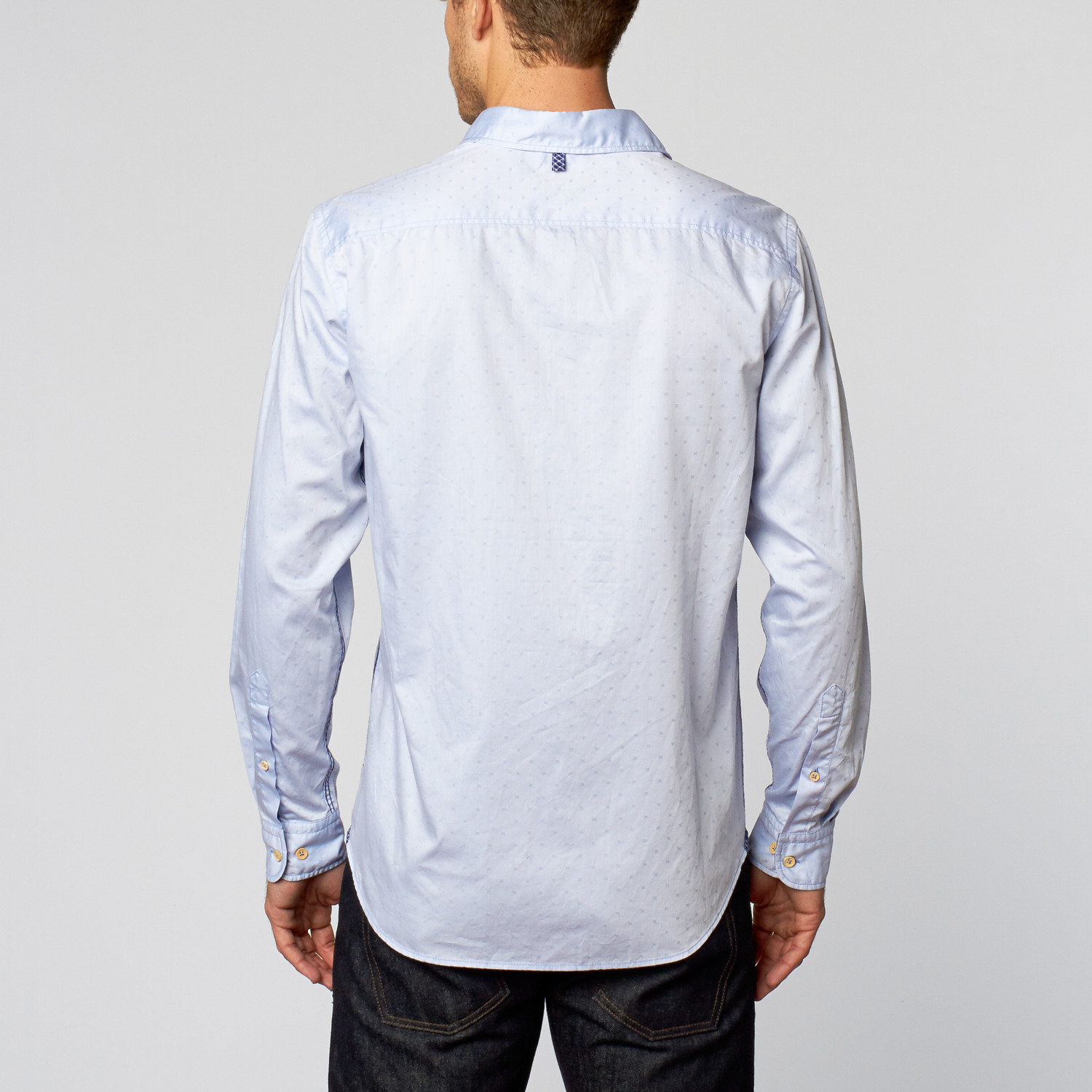 Button-Down Shirt // Light Blue Plaid (S) - You+Shirt - Touch of Modern