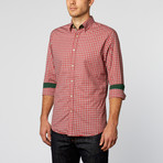 Button-Down Shirt // Red Check (S)