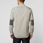 Checkered Sport Shirt // Grey + White (2XL)