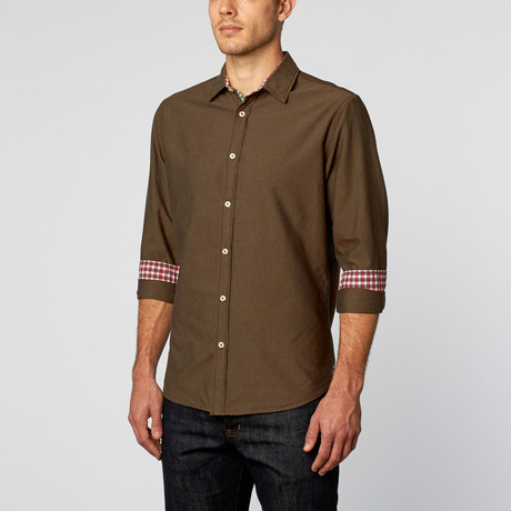 Carter Sport Shirt // Brown (S)