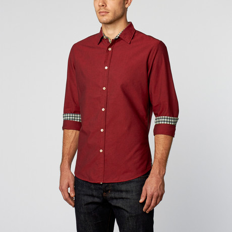 Cole Sport Shirt // Burgundy (S)