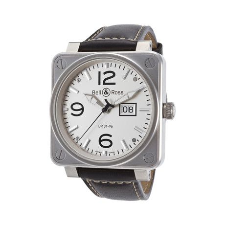 Bell & Ross Aviation Automatic // BR-0196-WH-ST-SD // Store Display