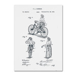 Cycling Skirt Patent 1885 // White (14 x 19)