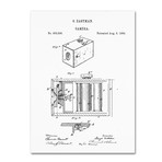 George Eastman Camera Patent // White (14 x 19)