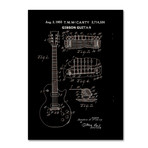 1955 Mccarty Gibson Guitar Patent // Black (14 x 19)