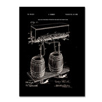 Art Of Brewing Beer Patent // Black (14 x 19)