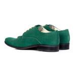 Suede Nubuck Derby // Green (Euro: 45)