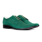 Suede Nubuck Derby // Green (Euro: 45)