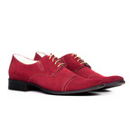 Suede Nubuck Oxford // Red (Euro: 43)