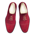 Suede Nubuck Oxford // Red (Euro: 43)