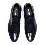 Classic Leather Captoe Derby // Gloss Black (Euro: 41)