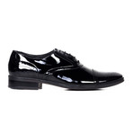 Patent Leather Lace-Up Oxford // Black (Euro: 44)