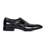 Leather Monk Oxford // Black (Euro: 40)