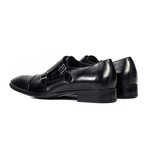 Leather Monk Oxford // Black (Euro: 40)