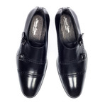 Leather Monk Oxford // Black (Euro: 40)