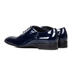 Leather Gloss Derby // Blue (Euro: 40)
