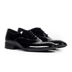 Leather Gloss Oxford Shoe // Black (Euro: 44)