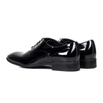 Leather Gloss Oxford Shoe // Black (Euro: 44)