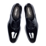 Leather Gloss Oxford Shoe // Black (Euro: 44)