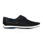 Flat Leather Shoe // Black (Euro: 44)