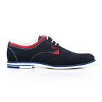 Flat Leather Shoe // Navy (Euro: 45)