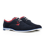 Flat Leather Shoe // Navy (Euro: 45)
