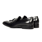 Leather Tassel Loafer // Black (Euro: 40)