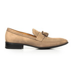 Suede Tassel Loafer // Tan (Euro: 42)