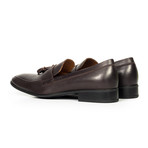 Leather Tassel Loafer // Brown (Euro: 42)