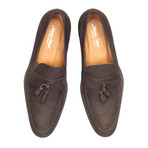 Suede Tassel Loafer // Brown (Euro: 44)