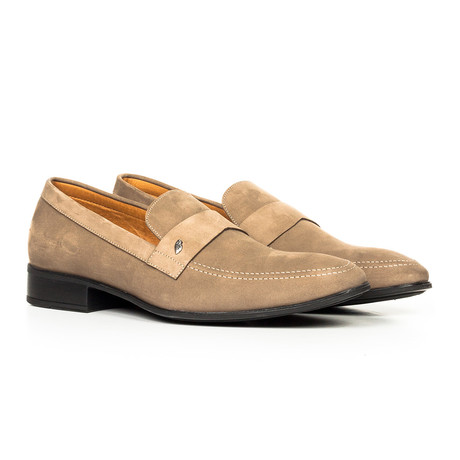 Suede Loafer // Tan (Euro: 40)