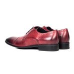 Leather Oxford Shoe // Red (Euro: 41)