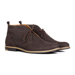 Suede Nubuck Ankle Boot // Brown (Euro: 45)