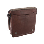 Brampton Vintage Leather Tablet Bag // Treacle