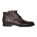 Leather Lace-Up Boot // Dark Brown (Euro: 40)