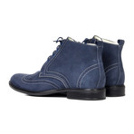 Leather Ankle Boot // Blue (Euro: 41)