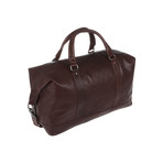 Monty Leather Holdall // Conker Brown