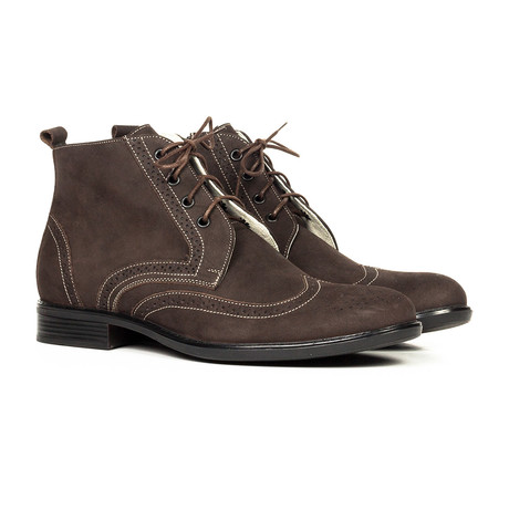 Leather Ankle Boot // Brown (Euro: 40)