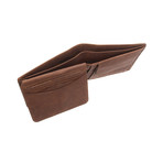 Pike Vintage Leather Wallet // Tan